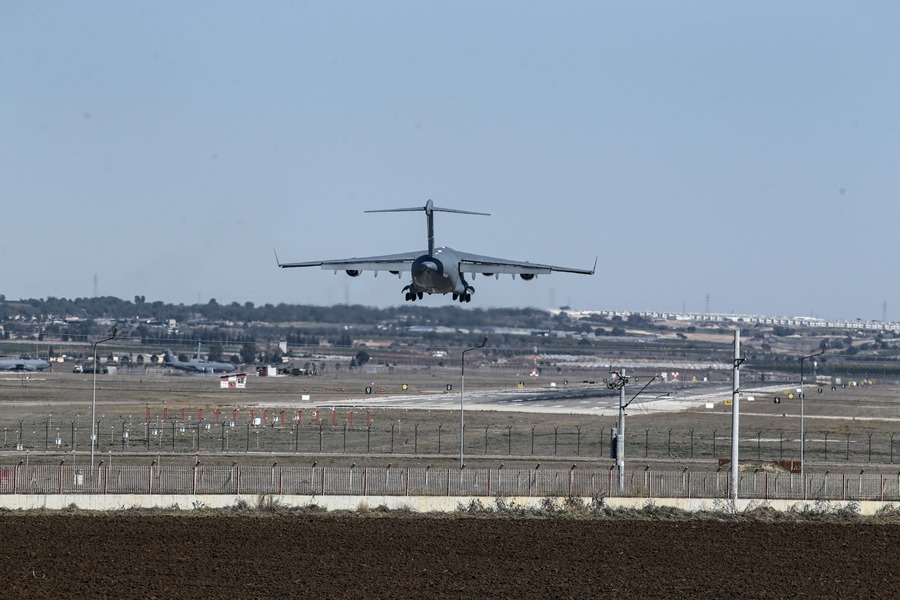 The photo shows the İncirlik Base in Turkey, which has become one of the hot topics in the Turkish-American relationship.  AA PHOTO /  SERHAT ÇAĞDAŞ