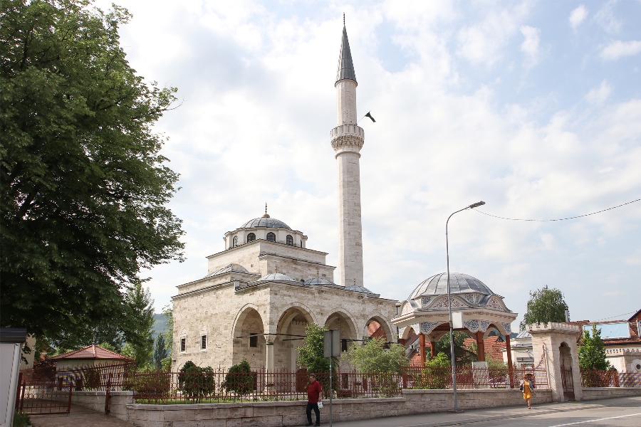 Ferhadija Mosque in Bosnia and Herzegovina, destroyed by the Serbian forces on May 7, 1993 and later reconstructed with the help of TIKA, was re-opened forworship on May 7, 2016. MIOMIR JAKOVLJEVIC AA Photo