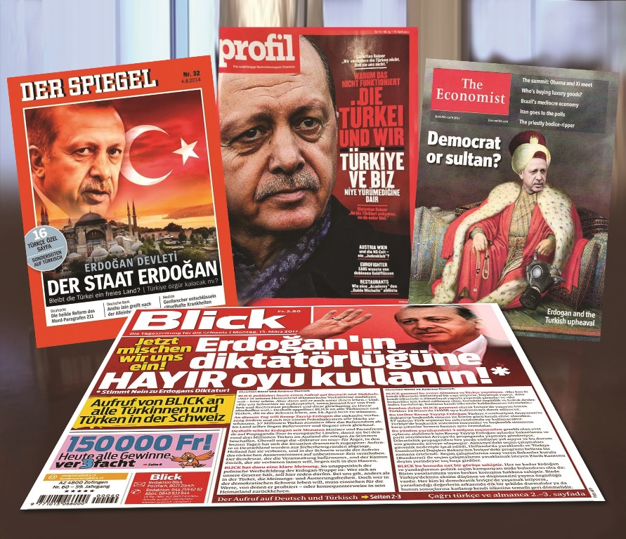 Many European publications directly targeted President Erdoğan with negative and inflammatory articles and editorials, some of them even calling on Turkish citizens to vote “No” in the referendum. 