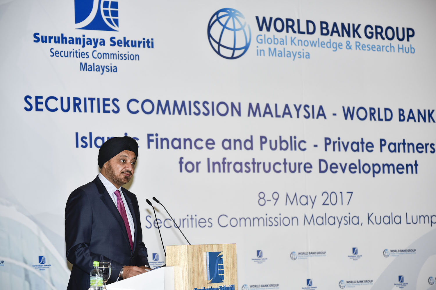 Ranjit Ajit Singh, Chairman of the Securities Commission Malaysia, speaks during a conference on Islamic Finance 